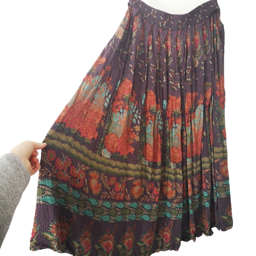 Gorgeous vintage boho floral skirt